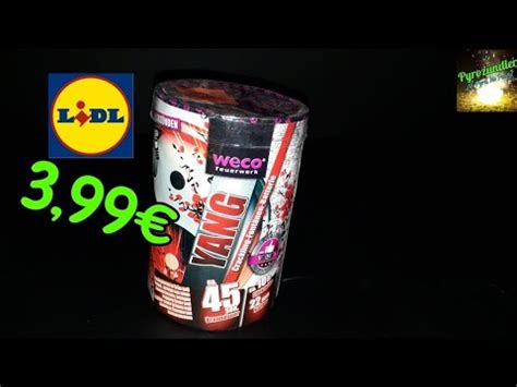 Yang Fontäne Weco 3 99 bei Lidl Pyrozündler YouTube