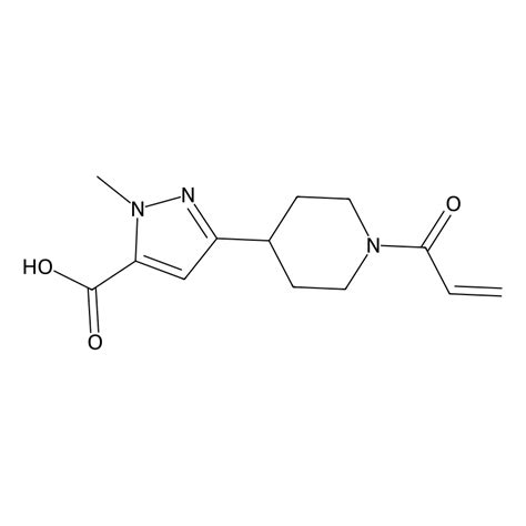 Buy 2 Methyl 5 1 Prop 2 Enoylpiperidin 4 Yl Pyrazole 3 Carboxylic Acid