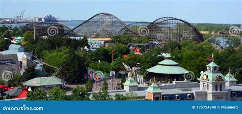 La Ronde Round Is An Amusement Park In Montreal Editorial Stock Photo