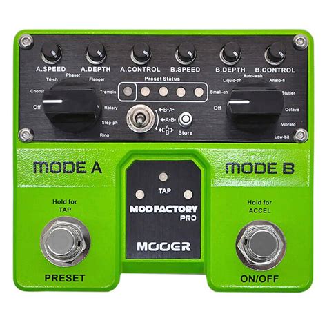 MOOER ムーアー / Mod Factory Pro【モジュレーションマルチペダル】 | エフェクター専門サイト EFFECTOR ...