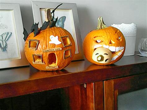 Calabazas decoradas de Halloween | Cosas de mamás y peques