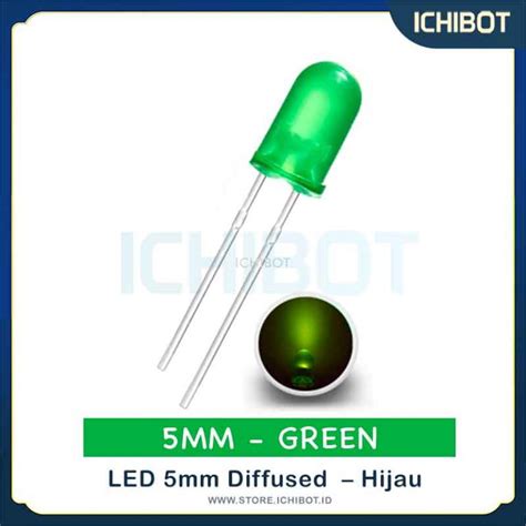 Led Mm Diffused Round Hijau Green Diffused Ichibot Store