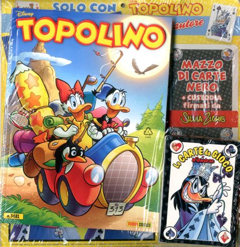 PANINI DISNEY TOPOLINO LIBRETTO CON ALLEGATI 3481 MAZZO DI CARTE