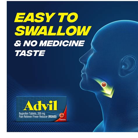 Advil Pain Relieverfever Reducer 250 Ct 200mg Ibuprofen Temporary