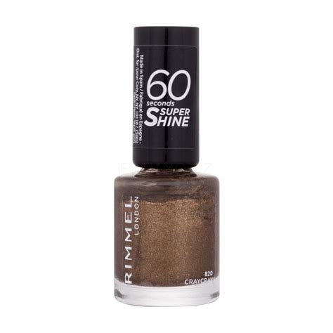 Rimmel London Seconds Super Shine Lak Na Nehty Pro Eny Ml Odst N