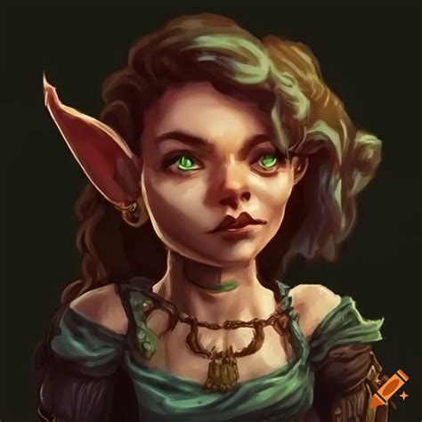 Female Gnome Herbalist In Dnd Style On Craiyon