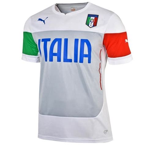 Italy national team Training jersey 2014/15 white - Puma - SportingPlus ...