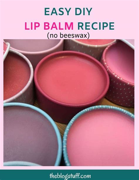 Easy Diy Tinted Lip Balm Recipe With Coconut Oil 3 Shades