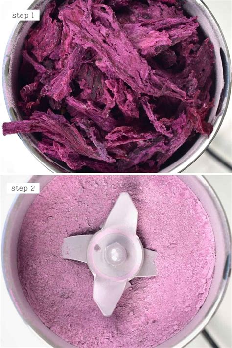 How To Make Ube Powder Purple Sweet Potato Powder Alphafoodie