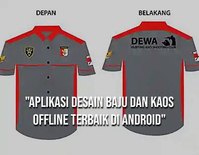 15 Aplikasi Desain Baju Dan Kaos Offline Terbaik Di Android - Papan Android