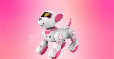 Pink Robot Dog Toy Interactive And Cute Toys For Kids Robots And Toys