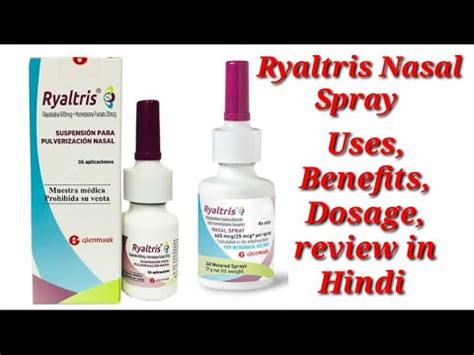 Ryaltris Nasal Spray Mometasone Nasal Spray Ryaltris Nasal Spray