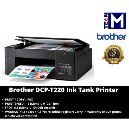 Brother DCP-T220 Ink Tank Printer (Print Scan Copy)