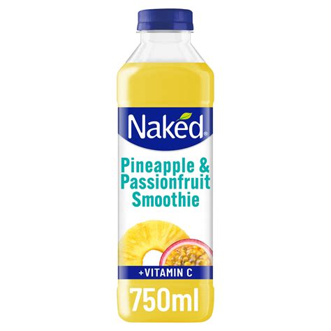 Naked Pineapple Passionfruit Smoothie Ml Smoothies Iceland Foods