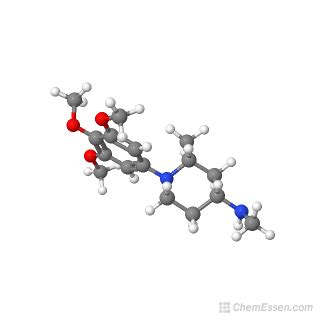 N 2 Dimethyl 1 3 4 5 Trimethoxyphenyl Piperidin 4 Amine Structure