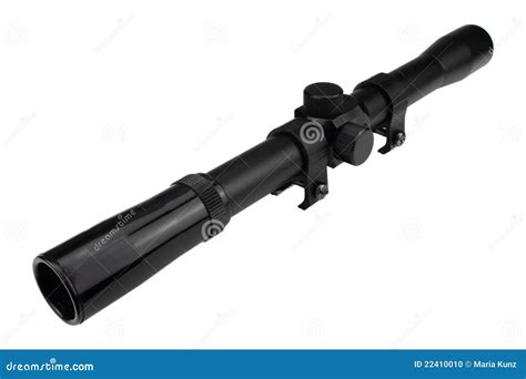 Sniper Scope, Isolated Stock Photo - Image: 22410010