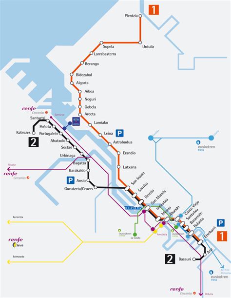 Metro Bilbao horarios precios y líneas