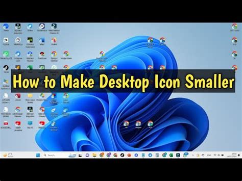 How To Make Desktop Icons Smaller Resize Desktop Icons In Windows