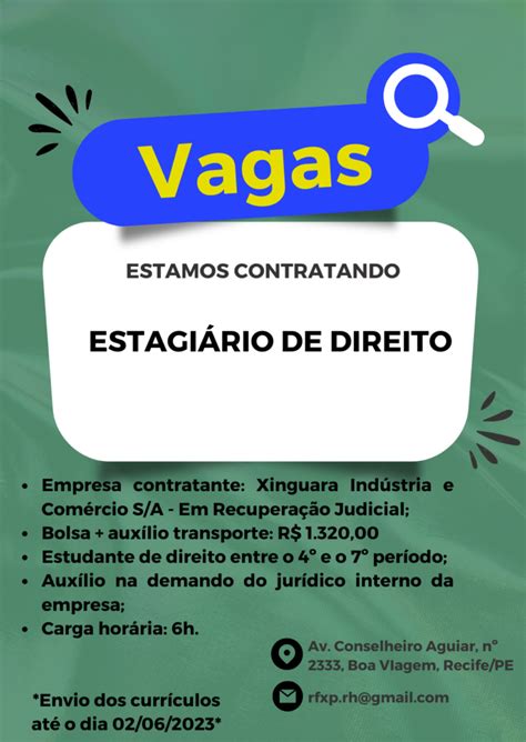 Consultoria Divulga Vaga De Est Gio Em Direito Faculdade Damas