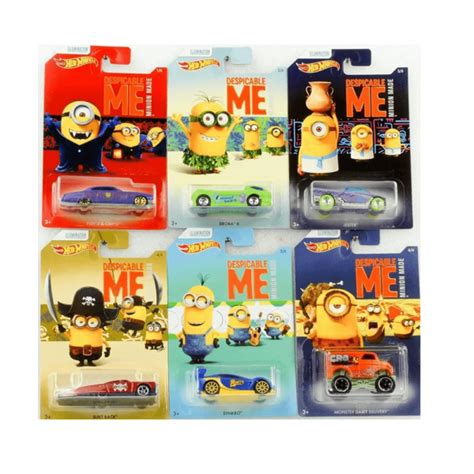 Minions Despicable Me Hot Wheels Vehículos De Colección