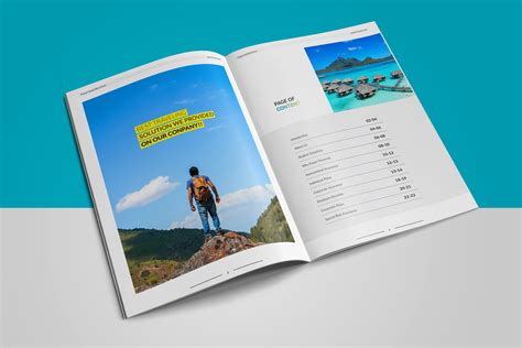 Travel Agency Catalog Brochure Template Behance