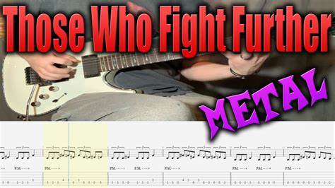 Final Fantasy Vii Those Who Fight Further Metal Cover Tab Zebulajams Youtube