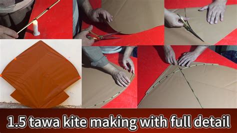 1 5 Tawa Kite Making Gudda Bananay Ka Tarica How To Make Kite At Home