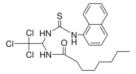 OCTANOIC ACID 2 2 2 TRICHLORO 1 3 NAPHTHALEN 1 YL THIOUREIDO ETHYL