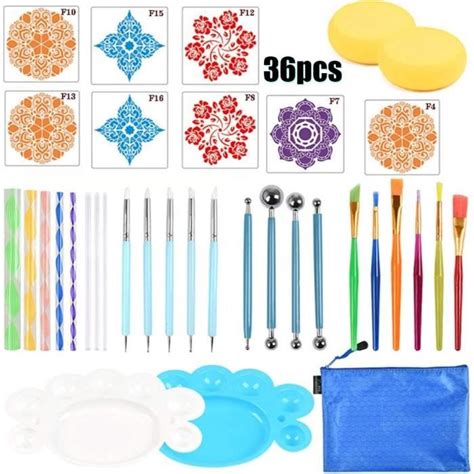 Kit Outil Peinture Pour Mandala Ensemble D Outils Mandala Rock Dotting