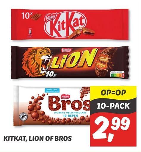 Kitkat Lion Of Bros Aanbieding Bij Dekamarkt