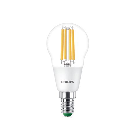 Philips E14 LED pære G45 2 3 W 485lm 2 700 K klar Lampegiganten dk