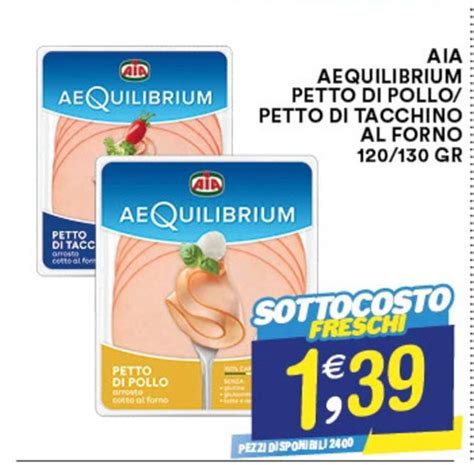 Aia Aequilibrium Petto Di Pollo Petto Di Tacchino Al Forno Gr