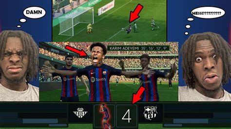 FIFA 23 FC BARCELONA CAREER MODE EP 7 LIONEL ADEYEMI YouTube