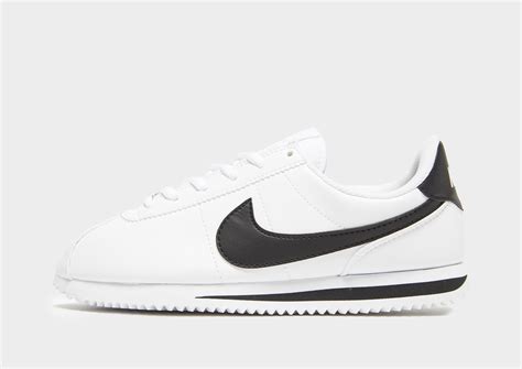 White Nike Cortez Bg Whtblk Jd Sports