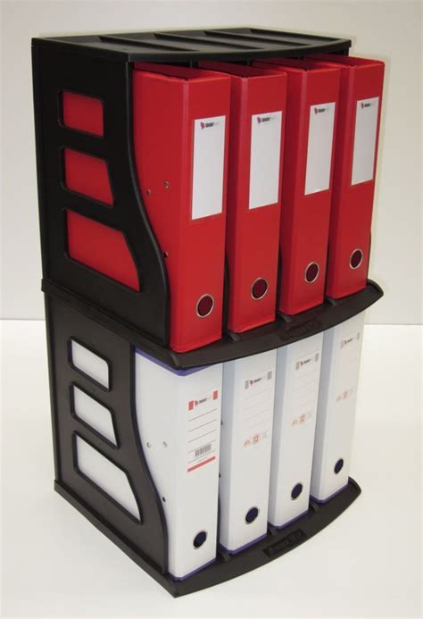 The Space Saving Binder Way Stacked Very Classy Binder Storage