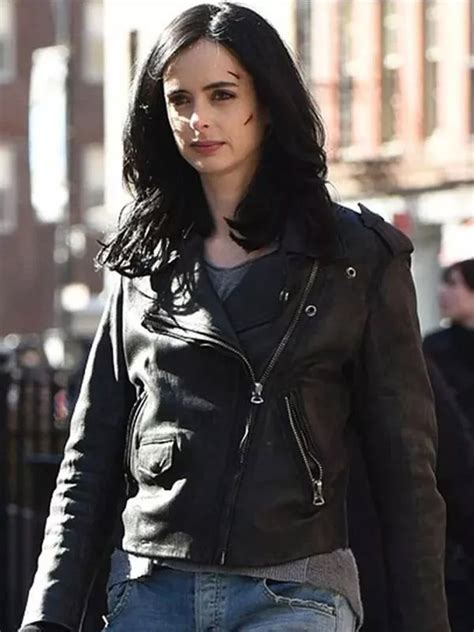 Jessica Jones Krysten Ritter Black Jacket - Just American Jackets