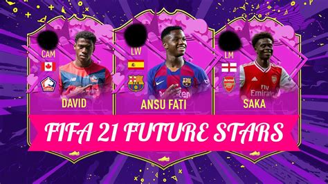 FIFA 21 Future Stars Predictions Part I Ft Ansu Fati David And