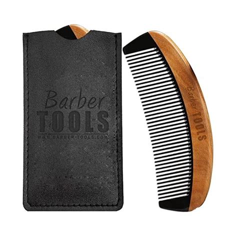 Peigne Barbe Et Moustache En Bois De Santal Et Corne De Buffle Ave