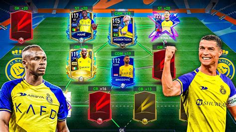 I Made New Al Nassr Best Special Max Rated Squad Mane Ronaldo FIFA