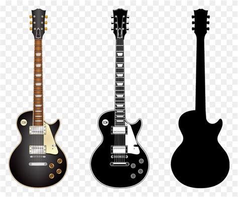 Electric Guitar Clipart Black And White | Free download best Electric ...