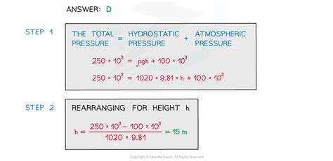 Cie A Level Physics Derivation Of P Gh