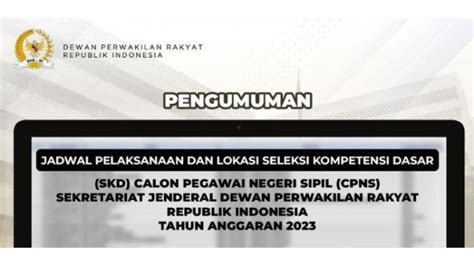 Link Pengumuman Jadwal Dan Lokasi SKD CPNS Kejaksaan 2023 Lengkap