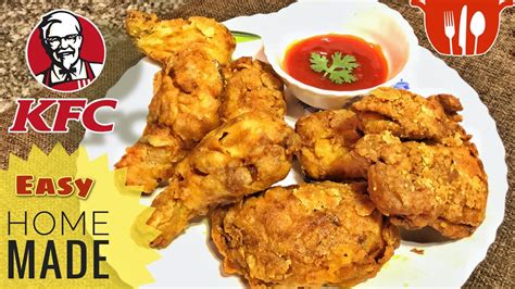 Kfc Style Fried Chicken Recipe Home Made Kfc Chicken How To Make