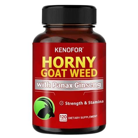 Horny Goat Weed With Maca Root 120 Capsules Sexual Enhancer For Men