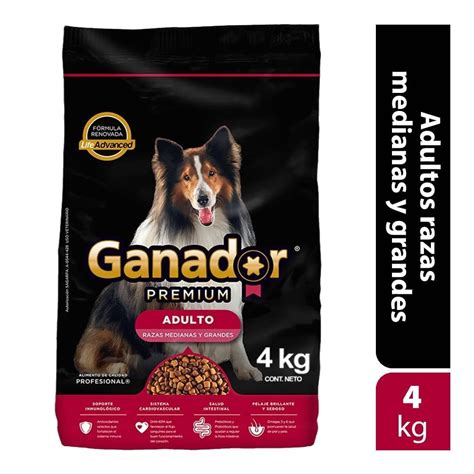 Alimento Para Perro Ganador Premium Adulto Razas Medianas Y Grandes 4