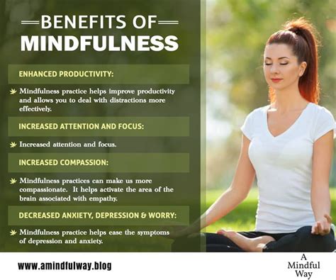 Benefits Of Mindfulness Benefits Of Mindfulness Mindfulness