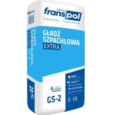 Gładź Szpachlowa Extra GS 2 FRANSPOL 20 kg Artbud