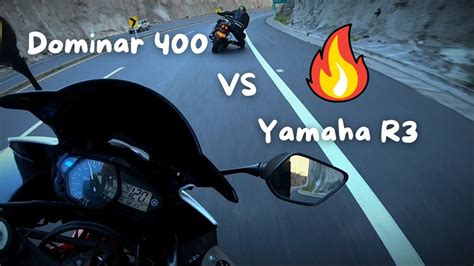 Bajaj Dominar 400 Ug Vs Yamaha R3 VS Yamaha R3 Full Candeleo Con Sbk