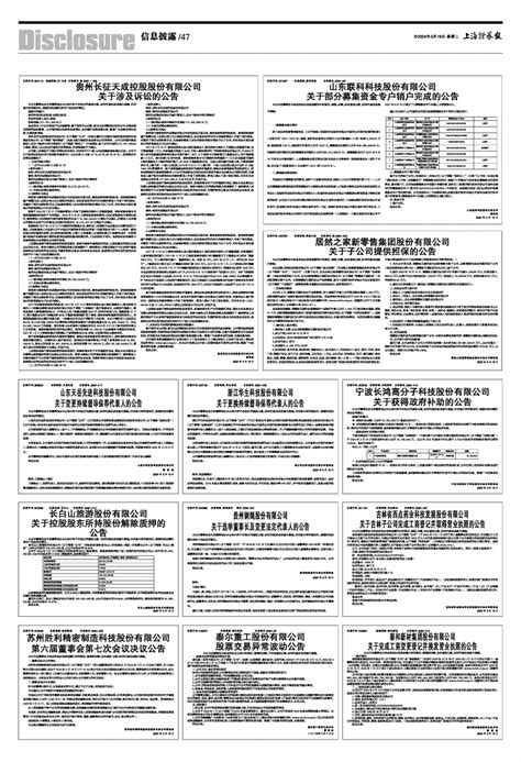 2024年03月19日 第47版：信息披露上海证券报