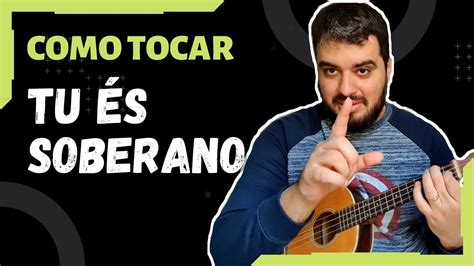 COMO TOCAR Tu És soberano Ukulele Tutorial Aula de Ukulele para